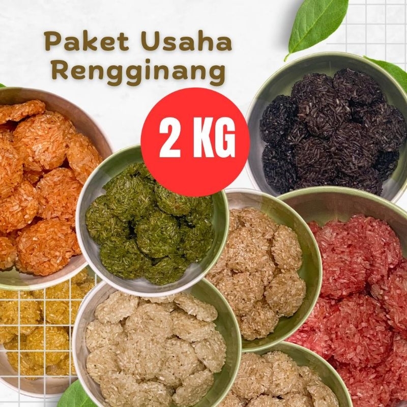 

Paket Rengginang 2 KG MENTAH isi 8 macam