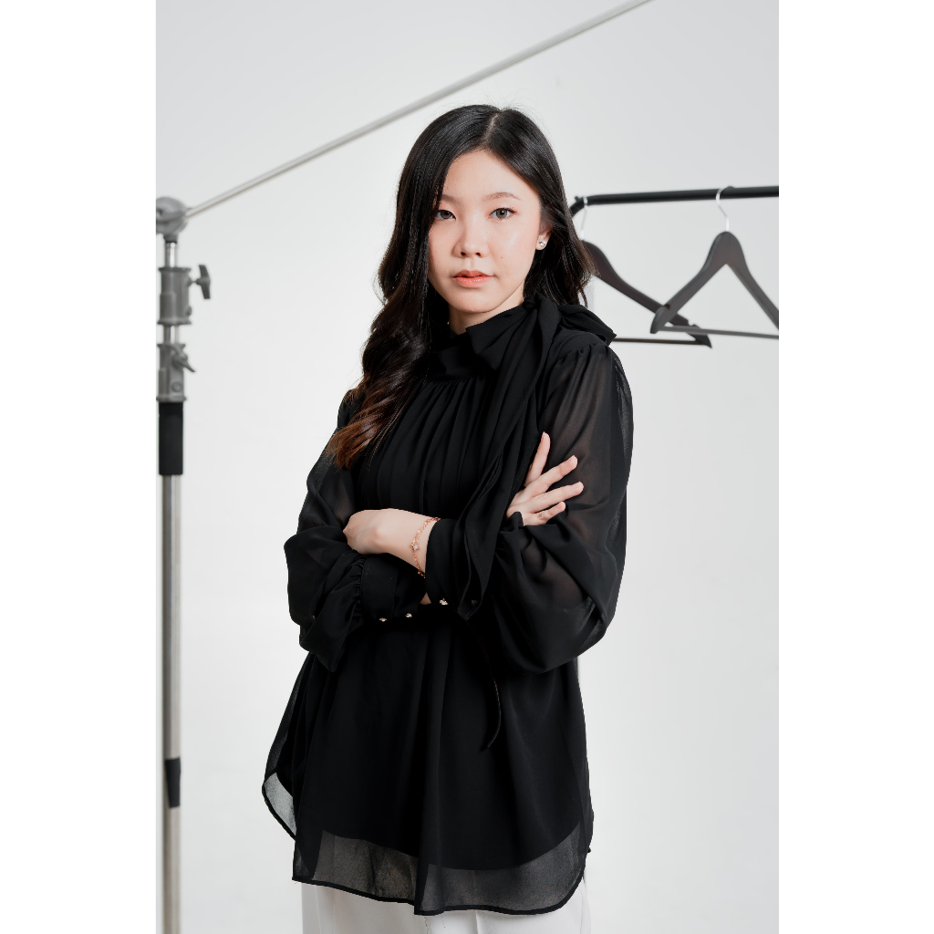 ESTHER BLOUSE BABY BLACK