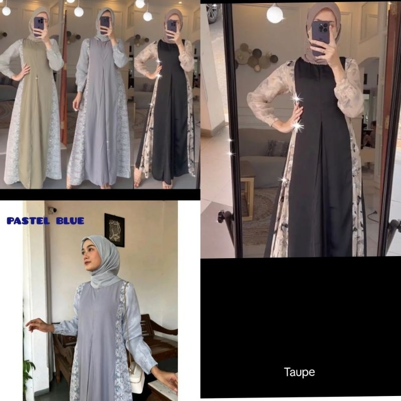 Mimosa pattern series by 4season_hijab