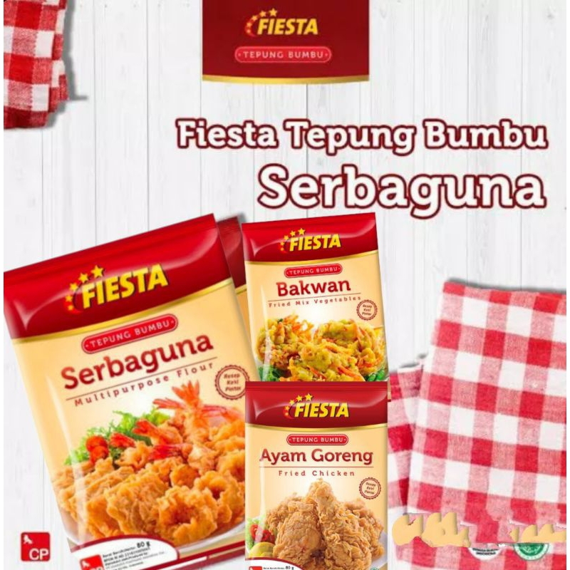 

Fiesta Chruncy Tepung Bumbu Serbaguna Kriuk All Varian