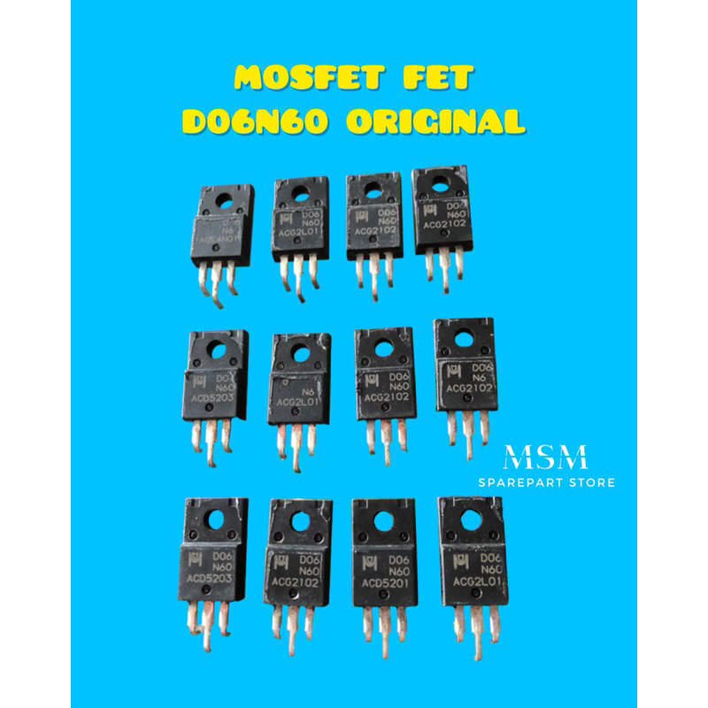 MOSFET FET D06N60 ORIGINAL