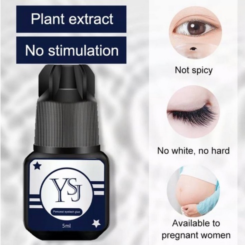lem eyelsh glue Eyelash Extension Glue YSJ 5 ml Tidak Perih/Tahan Lama Tidak berbau LEM EYELASH EXTE