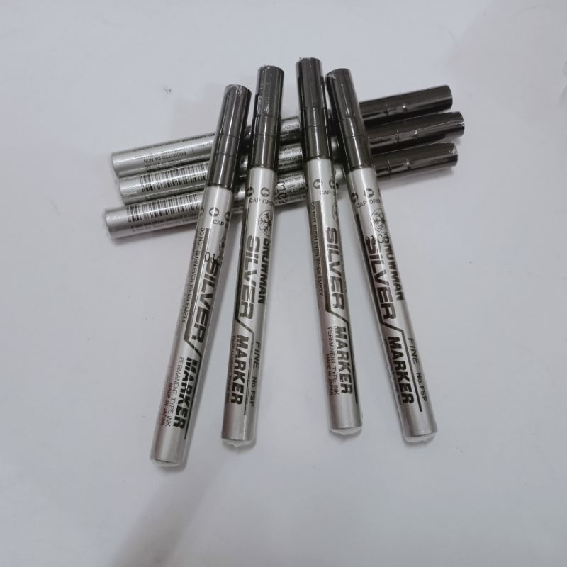 

Spidol Snowman Paint Marker Warna Silver