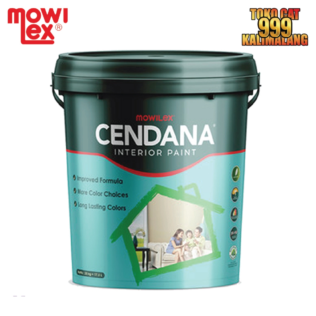 Cat Tembok Plafon Rumah Interior Mowilex Cendana Putih 101 Pail 25 Kg