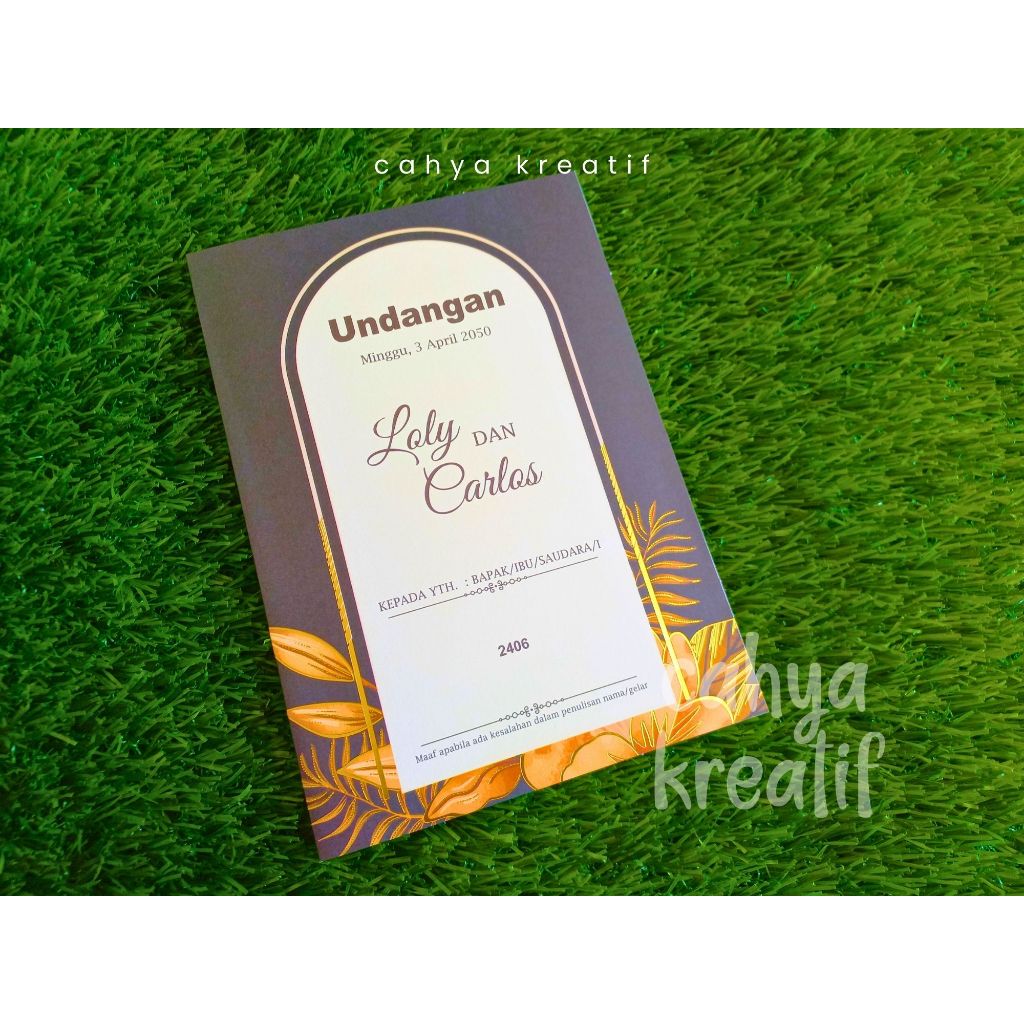 Undangan Nikah Pernikahan Khitan ERBA 2406