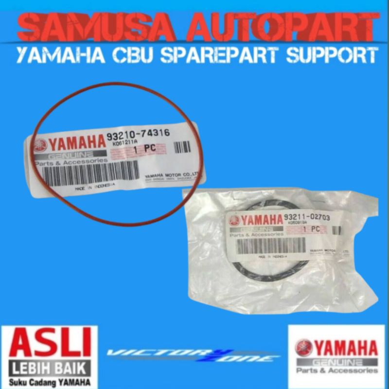 ORING CYLINDER HEAD YZ250 YZ250X ORIGINAL 93210-74316 + 93211-02703