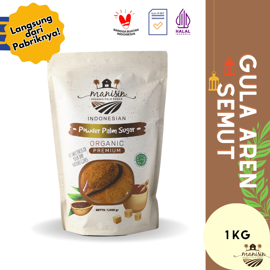 

Gula Aren Bubuk Semut Premium 1 KG Manisin