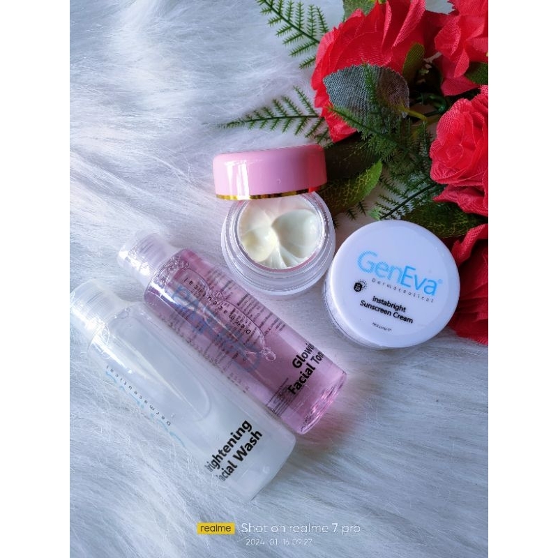PAKET GLOW  WHITENING GENEVA SKINCARE
