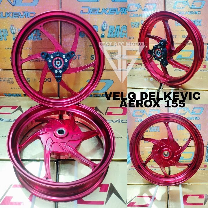 VELG DELKEVIC SIX STAR YAMAHA AEROX 155 VELG AEROX DELKEVIC ORIGINAL DND