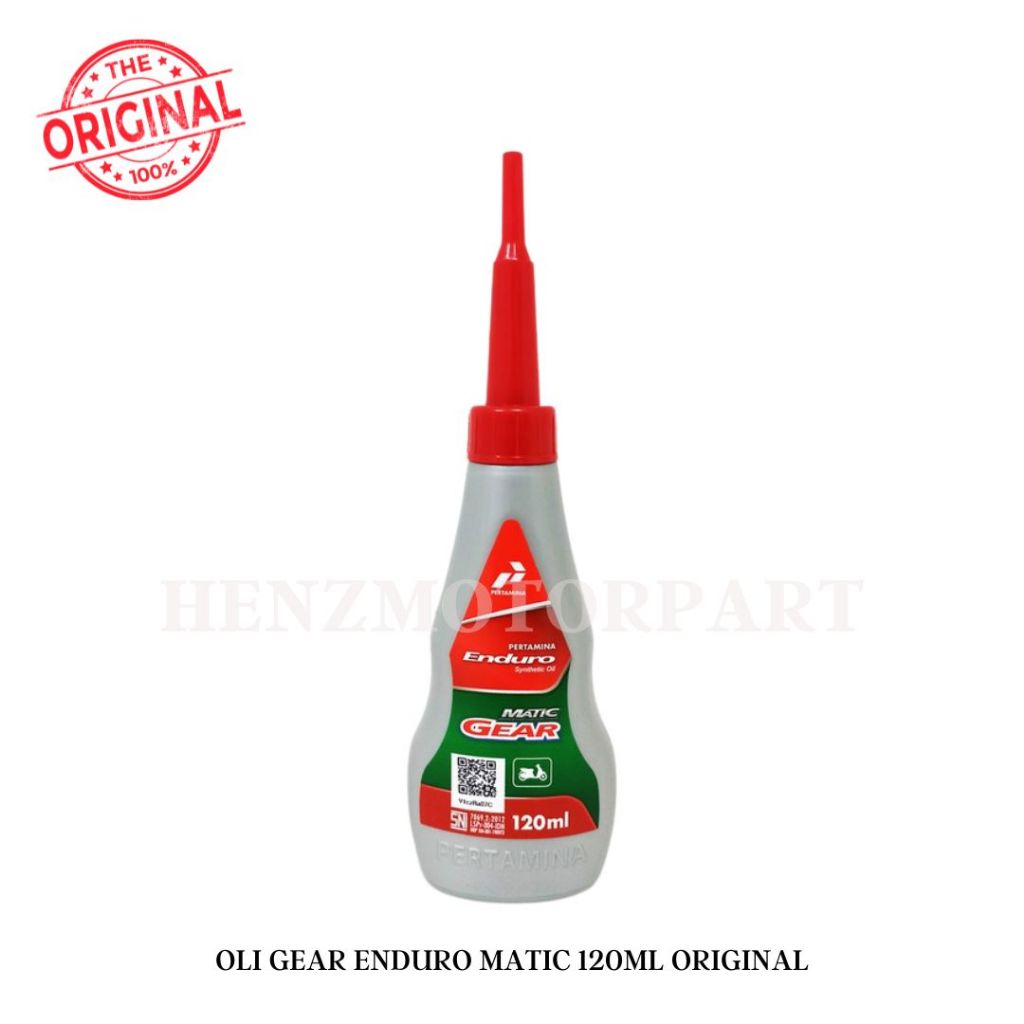 OLI PERTAMINA ENDURO MATIC GEAR 120ML OLI MOTOR ASLI ORIGINAL 100%