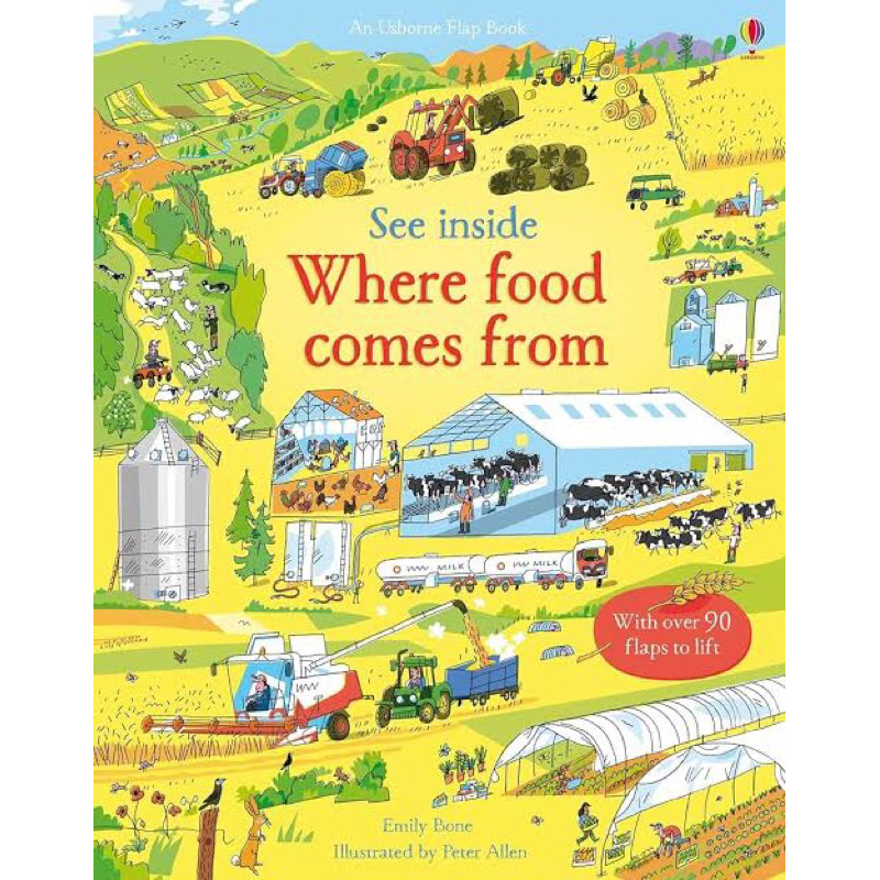 USBORNE - SEE INSIDE WHERE FOOD COMES FROM?