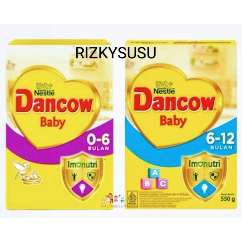 DANCOW BABY 0-6BULAN & 6-12BULAN 550GR