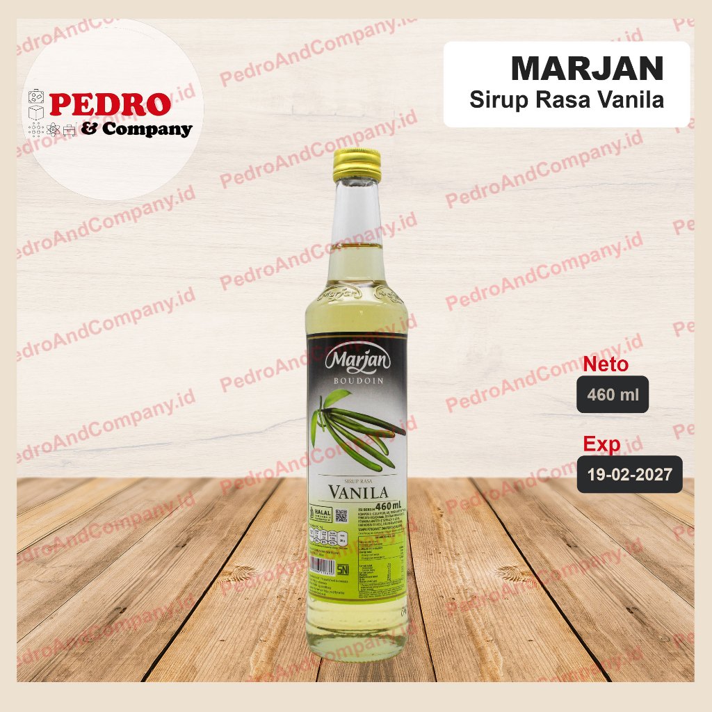 

Marjan sirup syrup rasa vanila vanilla 460 ml