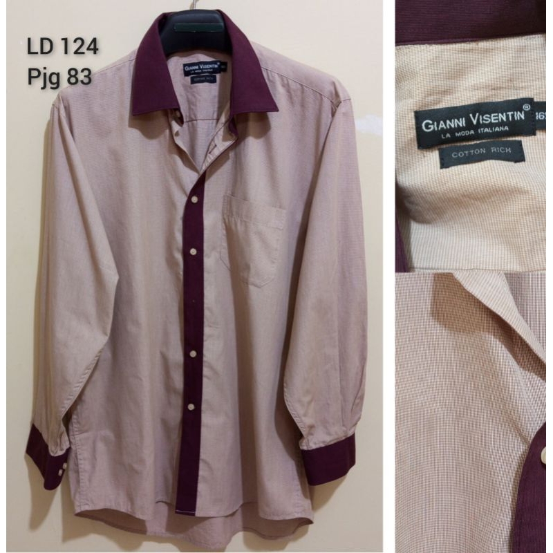 kemeja pria jumbo second