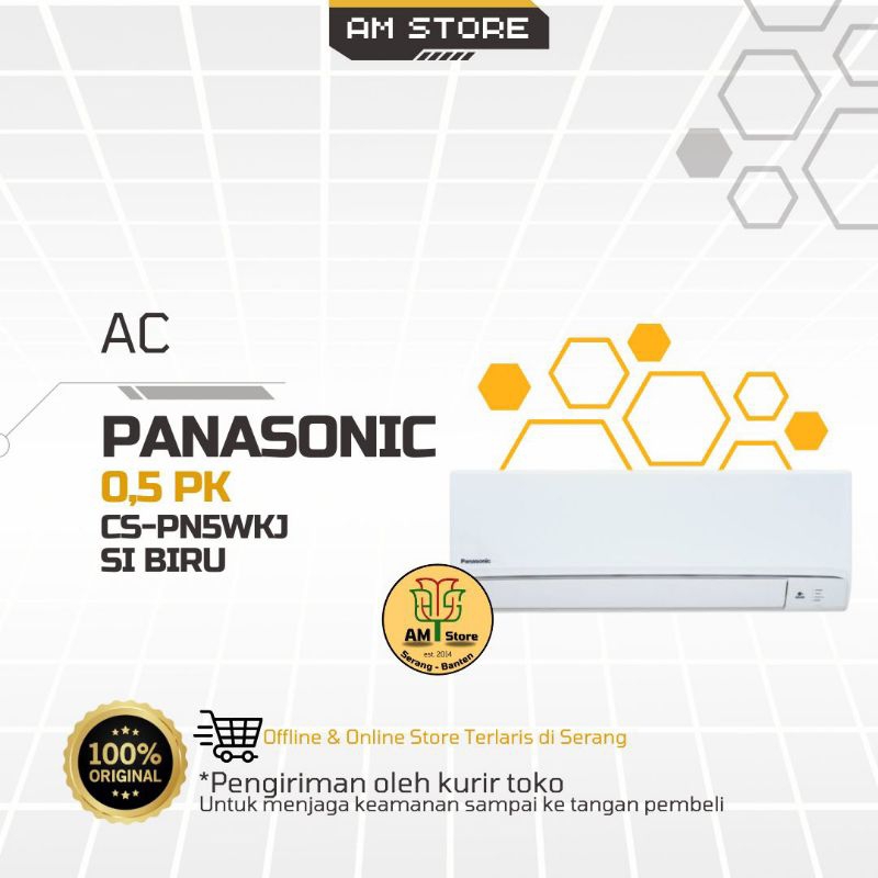 AC PANASONIC 1/2PK | CS-PN5WKJ SI BIRU