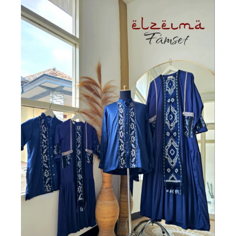 (READY STOCK DRESS ANAK) twill uniqlo mix troso best seller original by elzeima