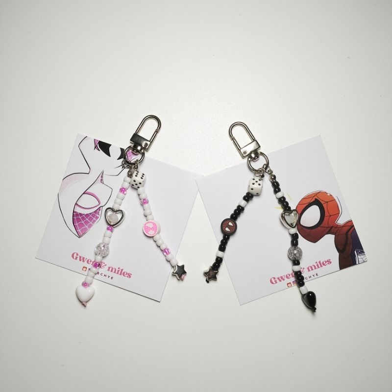 Phone Strap Spiderman | Gantungan Kunci Couple Spiderman Gwen | Keychain Couple | Couple Tas & Coupl