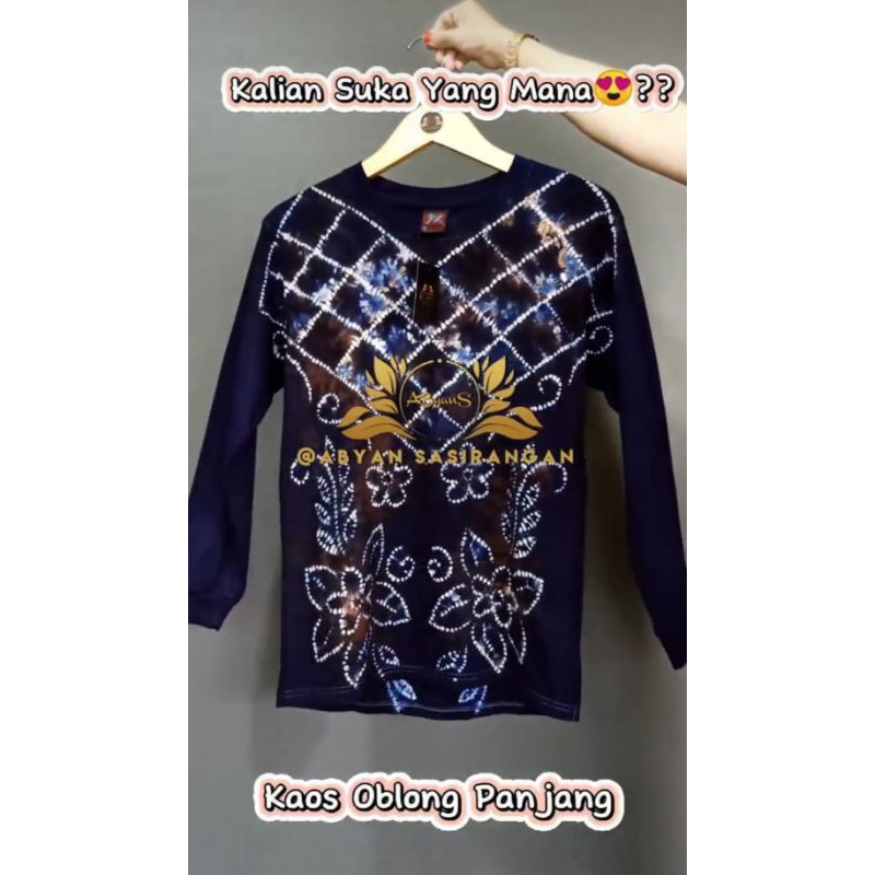 READY MOTIF NEW KAOS SASIRANGAN TUNIK KAOS KUALITAS PREMIUM BY ABYAN SASIRANGAN