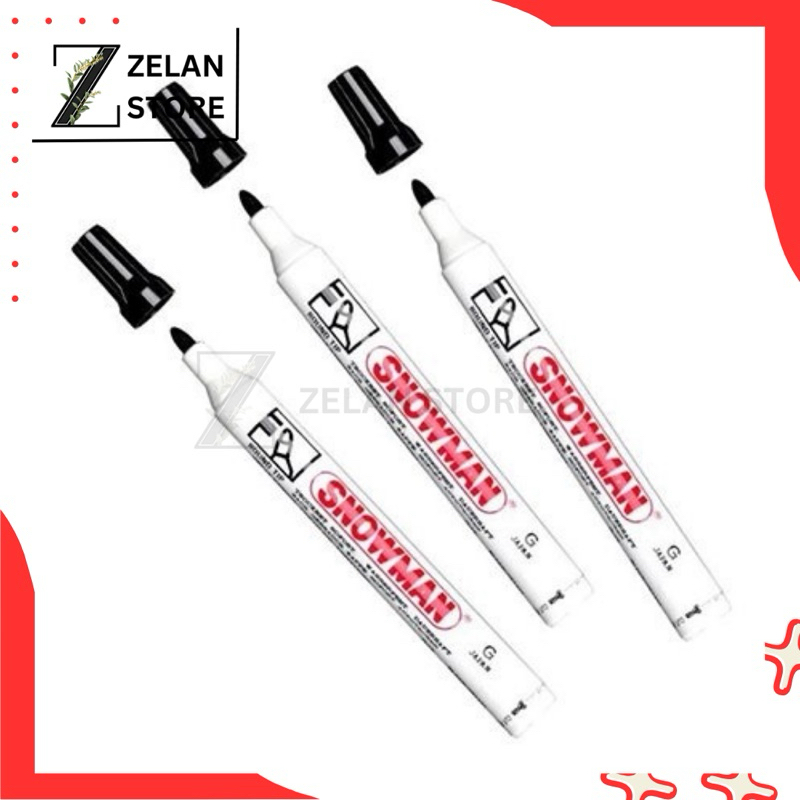 

Spidol Snowman Permanent AG-12 Spidol Permanen - jual per PCS