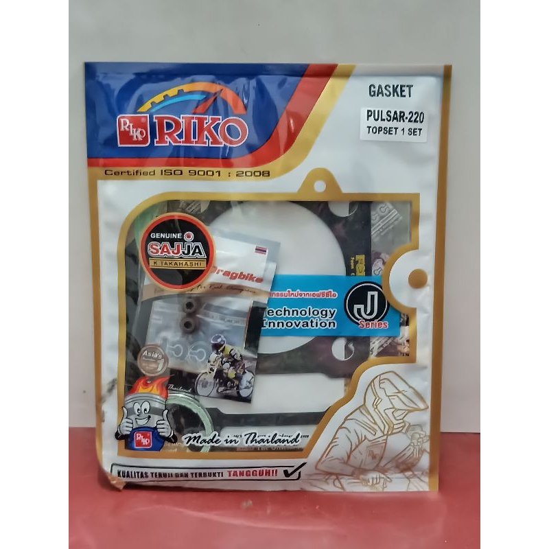 [Riko] Gasket / Paking Top Set PULSAR-220