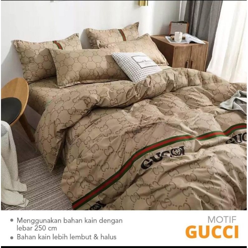 Kain / Bahan Sprei Motif GUCCI