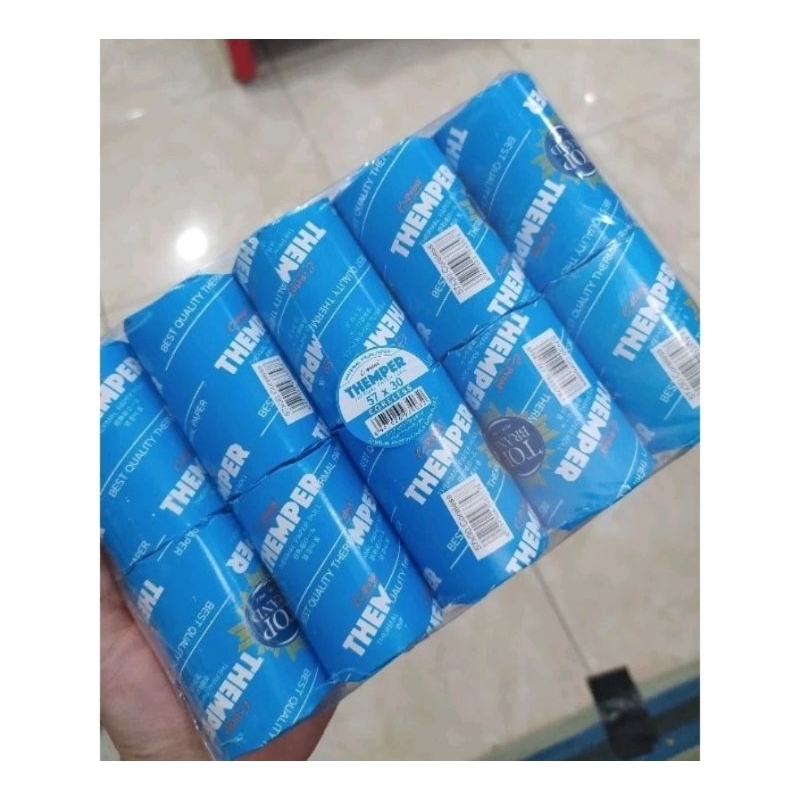 

E print kertas thermal roll 57x30 coreless TOP BRAND