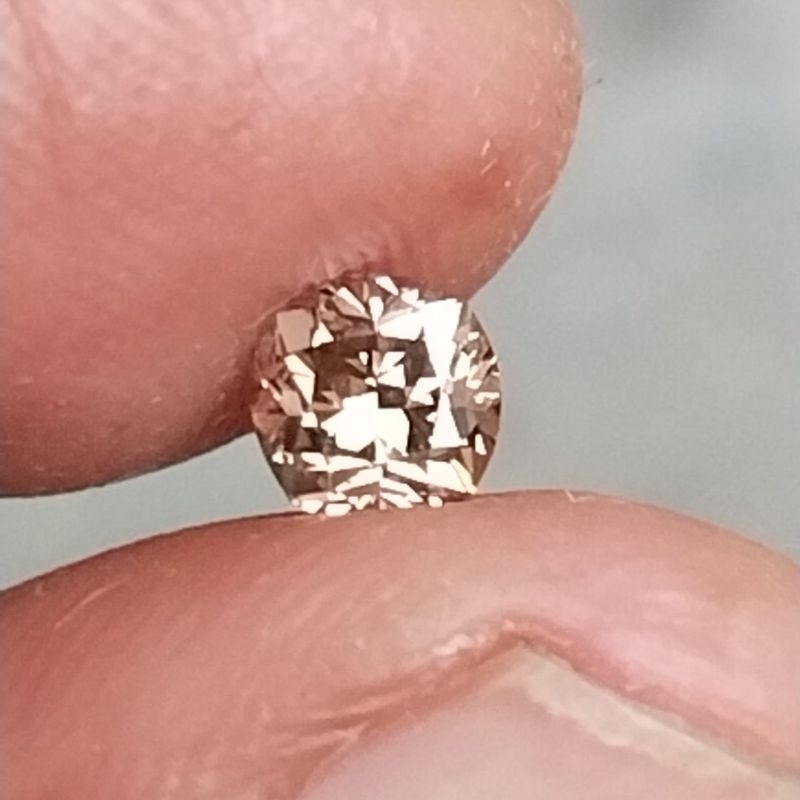 0,50 carat Natural diamond, berlian asli banjar warna light brown