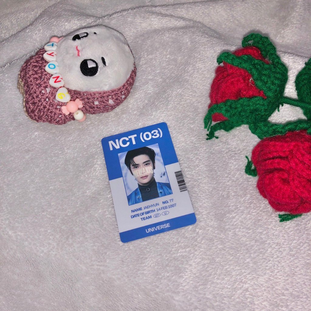 photocard id card jaehyun nct 127 universe
