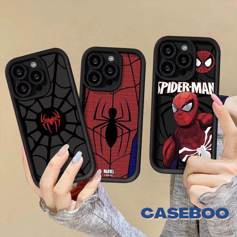 Caseboo Merek Modis Keren Jaring Laba Mata Soft Casing Hp Untuk Redmi 9 12C A1 10 10A 9A 10C 12 11A 