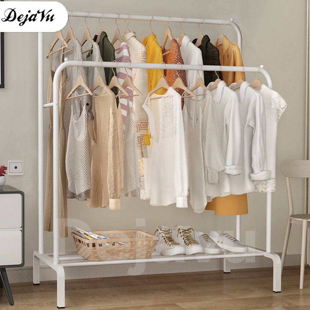 Paling Diminati Dejavu Rak Gantungan Baju Stainless Rak Baju Jemuran Mulig Stand Hanger Pakaian Besi
