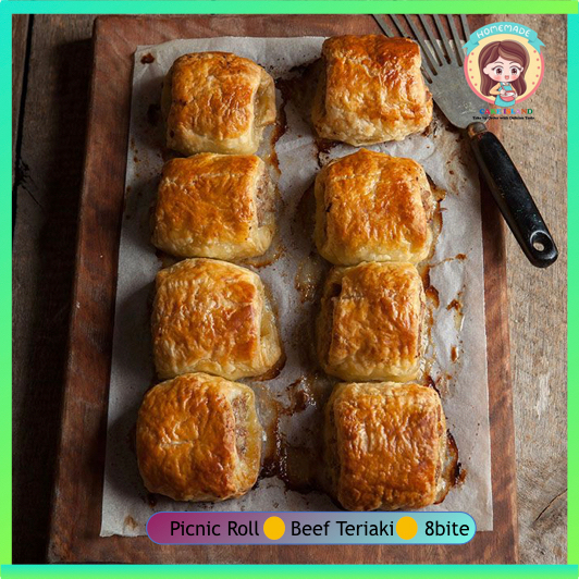 

Beef Pastry/Picnic Roll beef Teriaki single bite 8