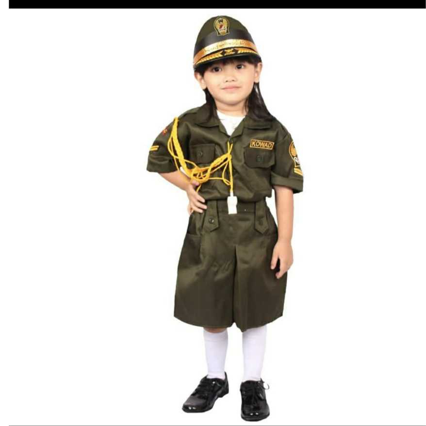 PAKAIAN ANGKATAN DARAT PEREMPUAN 3-12 TAHUN