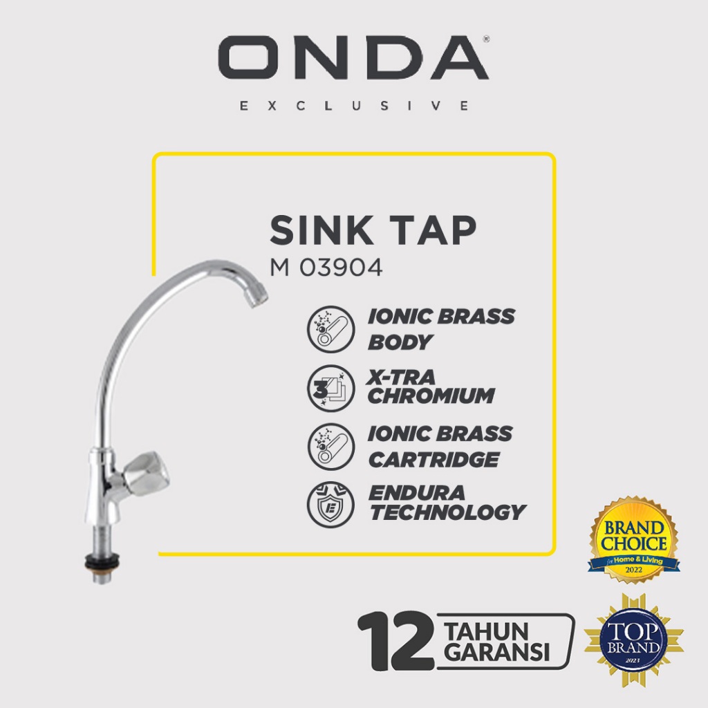 ONDA EXCLUSIVE Kran Angsa Dapur Tanam Kuningan M 03904