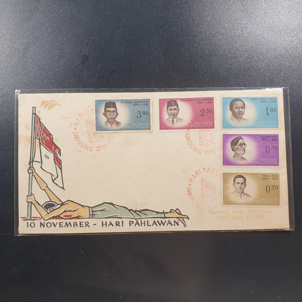 

Perangko SHP 10 November Hari Pahlawan 1961