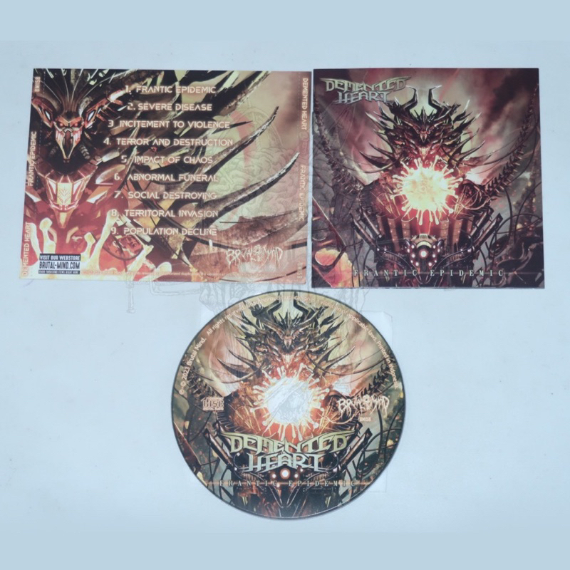 DEMENTED HEART frantic epidemic - CD ORIGINAL