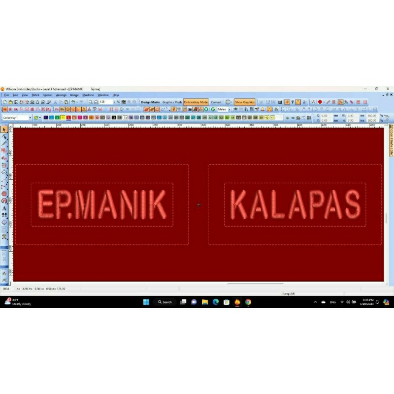 ATRIBUT BORDIR ( FULL SET TIMBUL )  TACTICAL MERAH MEKUMHAM ( LIPAT ) TIMBUL