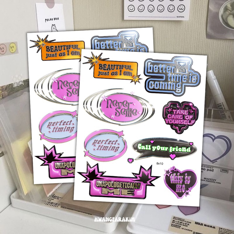 

MINI STICKER DECO TEXT VER