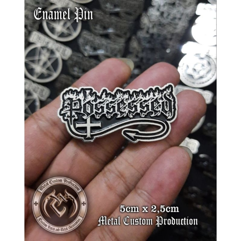 Enamel Pin Badge Metal Possessed/ Pin Badge / Pin Band