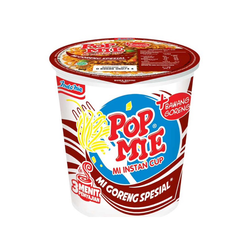 

POP MIE Mi Instan Cup Kuah 75 g pop mie goreng cup 25gr