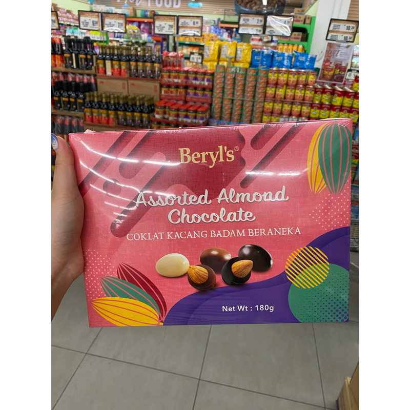 

beryls beryl's assorted almond chocolate 180gr