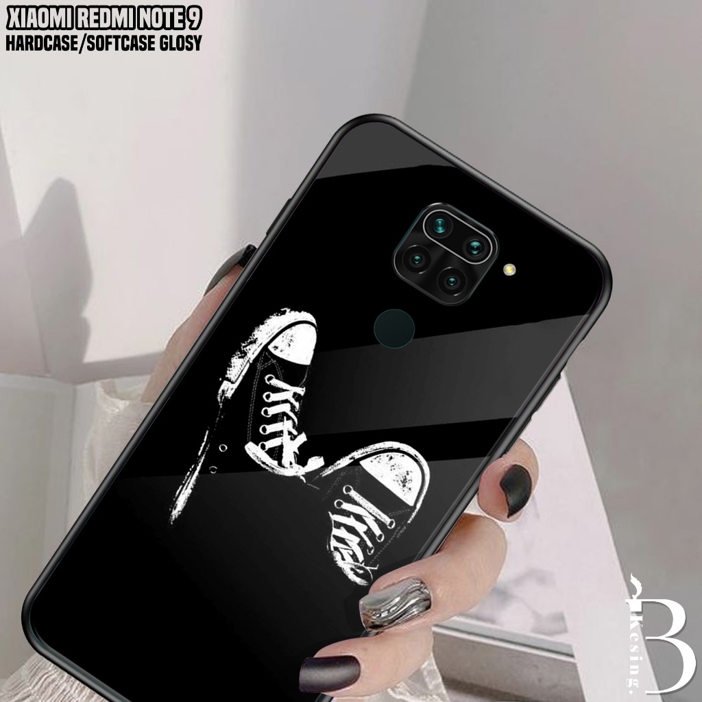 Case Xiaomi Redmi Note 9 - Casing Hp Xiaomi Redmi Note 9 Motif BLCK - Silikon Hp Xiaomi Redmi Note 9