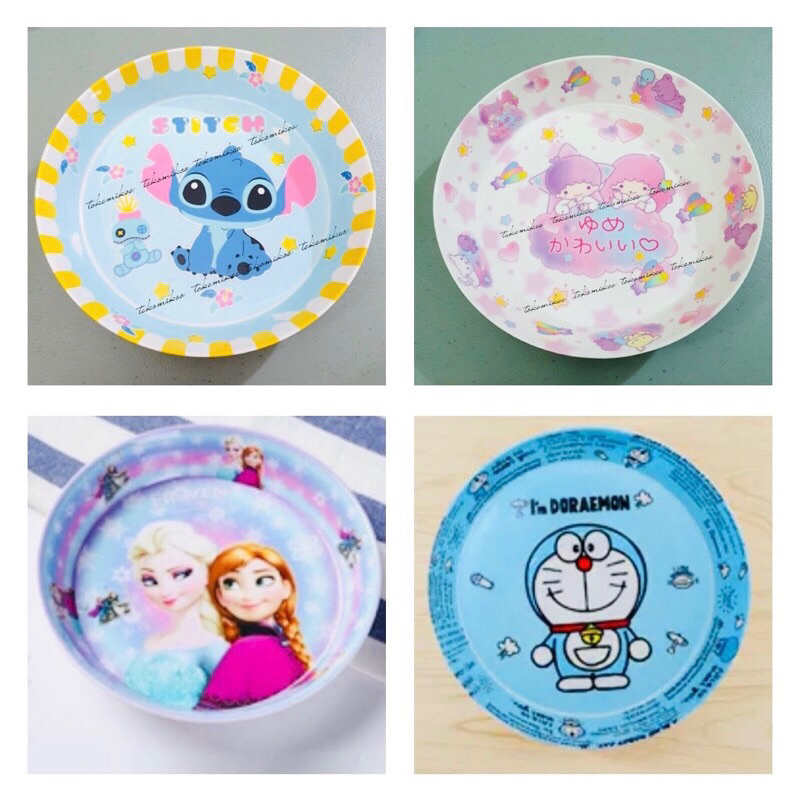 piring Hellokitty doraemon karakter melamin lonjong