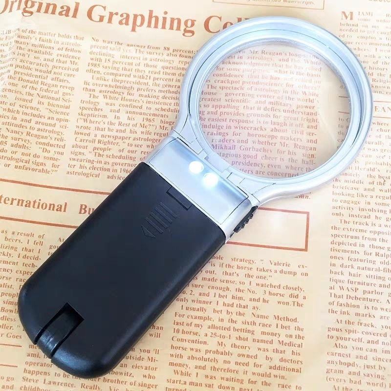 

HenJO Lensa Kaca Pembesar Magnifier TH-7006 LED Multifungsi 3 in 1 Original