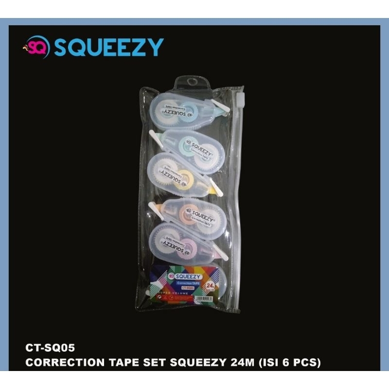 

Tipe X kertas 24 meter SQ-03 isi 6 pcs