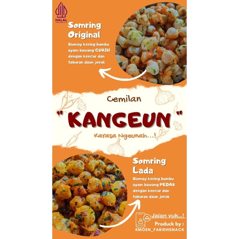 

Somring (Siomay Kering) bumbu seblak + daun jeruk kiloan 1/4 kg - 1 kg