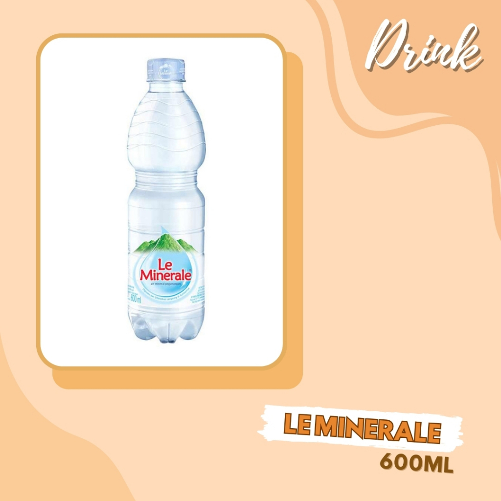 

DRINK | MINUMAN BOTOL | LE MINERAL | AIR MINUM DALAM KEMASAN AIR MINERAL | BOTOL PLASTIK PET | LE MINERALE 600ML