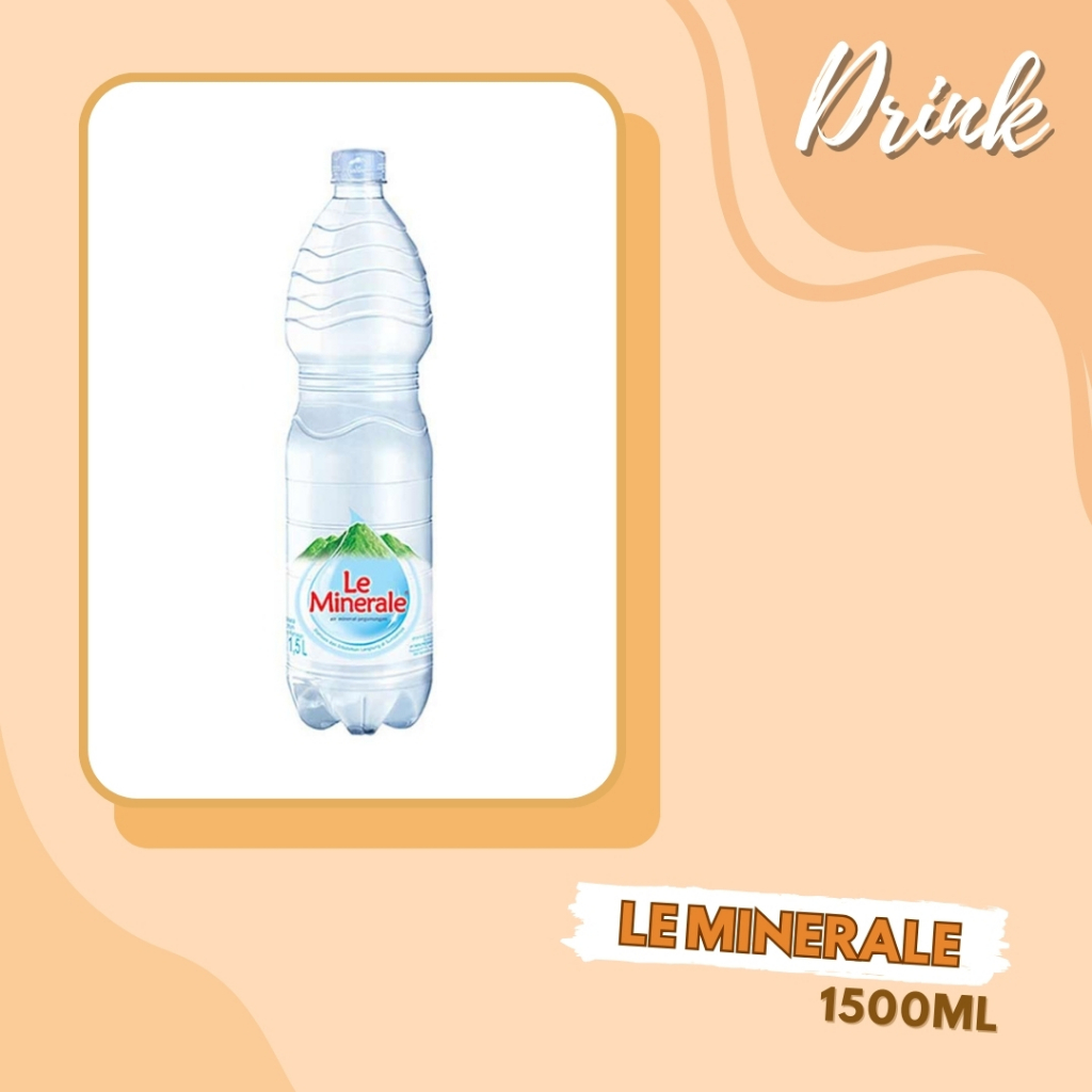 

DRINK | MINUMAN BOTOL | LE MINERAL | AIR MINUM DALAM KEMASAN AIR MINERAL | BOTOL PLASTIK PET | LE MINERALE 1500ML