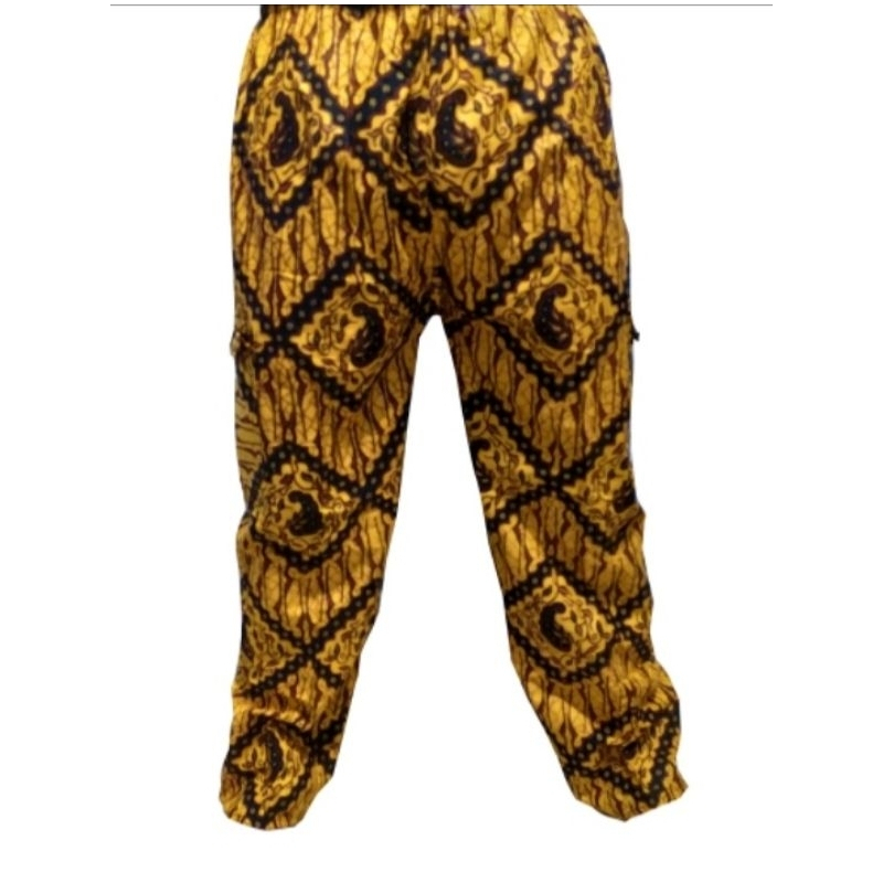 Celana Panjang Pria Wanita Motif Batik Celana Boim Betawi Kolor Panjang Batik
