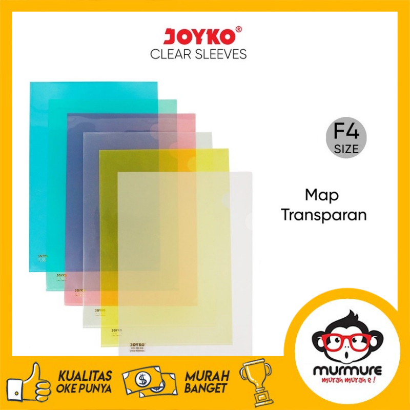 

MURMURE I JOYKO (PER PCS) CLEAR SLEEVES MAP L BENING TRANSPARAN JOYKO CS-2335/F4