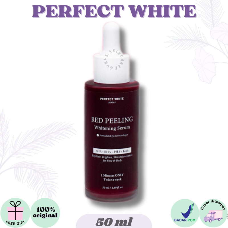 (SALE NEAR ED) Perfect White Red Peeling Whitening Serum 50ml